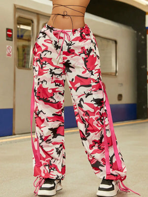 Pink Camo Cargo Pants
