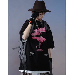 Pink Cloud Graphic Tees Y2K