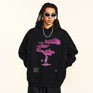 Pink Clouds Y2K Hoodie