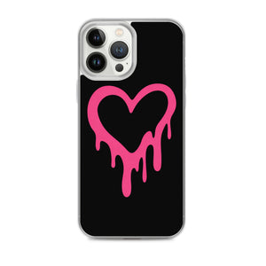 Pink Y2K Heart Phone Case