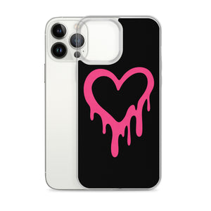 Pink Y2K Heart Phone Case
