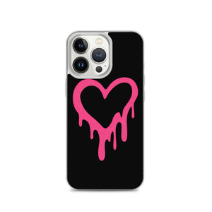 Pink Y2K Heart Phone Case