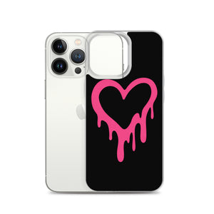 Pink Y2K Heart Phone Case