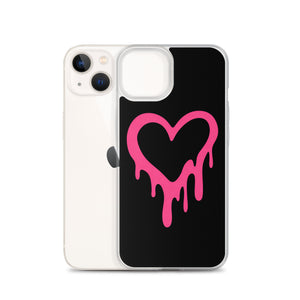 Pink Y2K Heart Phone Case