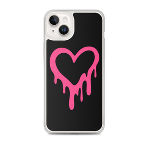Pink Y2K Heart Phone Case