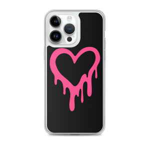 Pink Y2K Heart Phone Case
