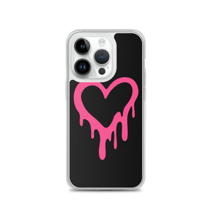 Pink Y2K Heart Phone Case