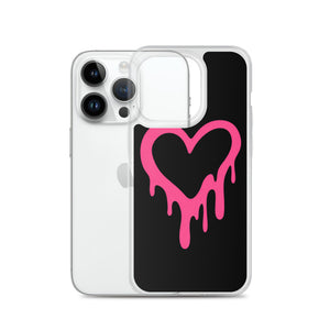 Pink Y2K Heart Phone Case