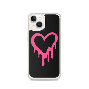 Pink Y2K Heart Phone Case