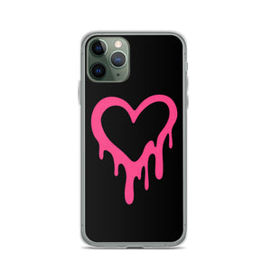 Pink Y2K Heart Phone Case