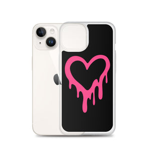 Pink Y2K Heart Phone Case