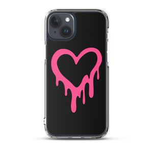Pink Y2K Heart Phone Case