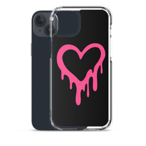 Pink Y2K Heart Phone Case