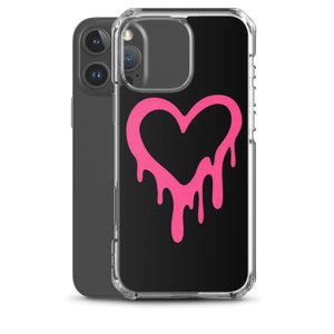 Pink Y2K Heart Phone Case