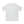 Light Gray piped seam t-shirt laid flat from the back, clean back panel and straight hem
