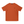 Orange Piped Seam Athletic T Shirt laid flat, front view with black piping lines and chest logo
