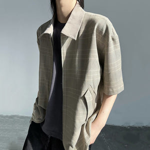 Y2K Plaid Design Jackets