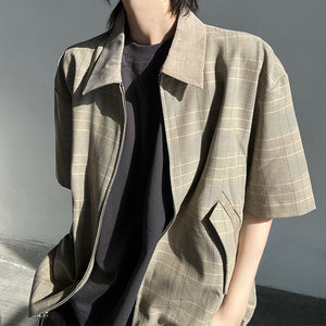 Y2K Plaid Design Jackets