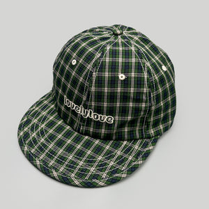 Plaid Embroidered Hats Y2K