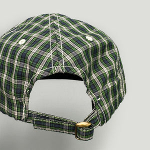 Plaid Embroidered Hats Y2K