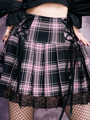 Plaid Goth Skirt
