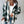 Green Plaid Hooded Y2K Jacket, oversized flannel shacket worn open, front view with hood drawstrings