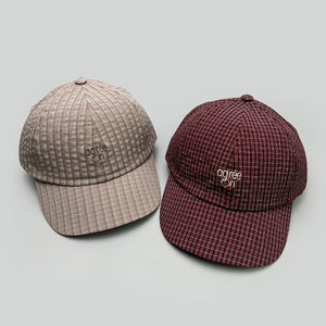 Plaid Quick-dry Y2K Caps