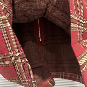 Plaid Y2K Skirt Red