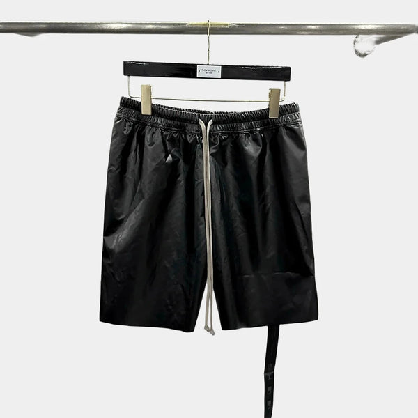 Plain Black Cargo Shorts