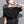 Plain Black Fitted T Shirt Women's