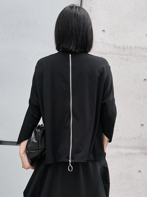 Plain Black Long Sleeve T Shirts For Women