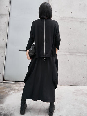 Plain Black Long Sleeve T Shirts For Women