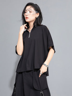 Plain Black T Shirt Women