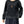 Plain Black T Shirt Women's Full Sleeve - product view on white background