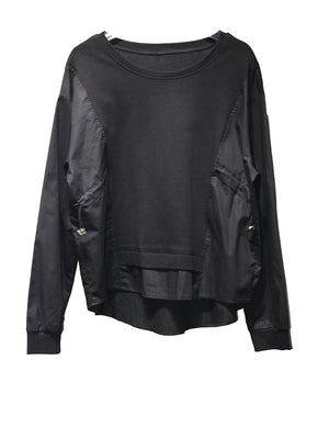 Plain Black T Shirt Women's Full Sleeve