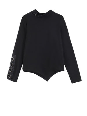 Plain Black T Shirt Women's Long Sleeves