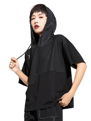 Plain Black T Shirt Women's Oversized