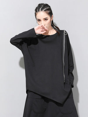 Plain Black T Shirts Women