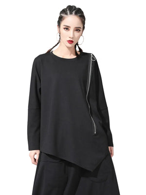Plain Black T Shirts Women