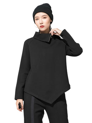 Plain Black T Shirts Women's Plus Size