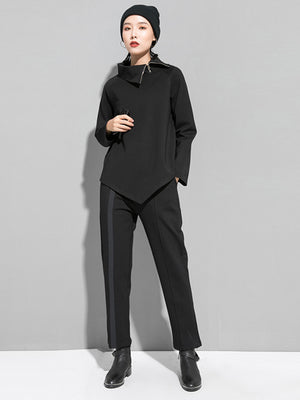 Plain Black T Shirts Women's Plus Size