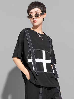 Plain Black Women's T Shirt