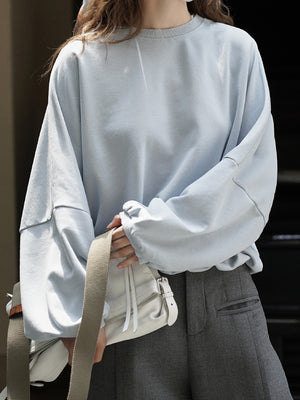 Plain Sweatshirts Womens