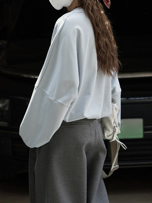 Plain Sweatshirts Womens