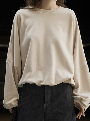 Plain Sweatshirts Womens