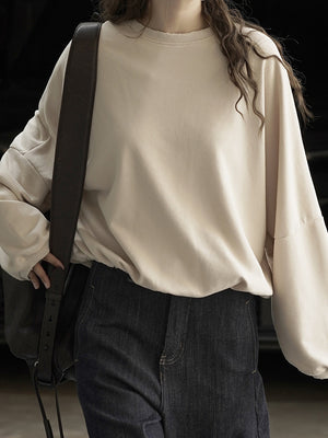 Plain Sweatshirts Womens