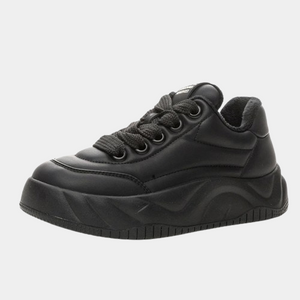 Platform Ankle Black Sneakers