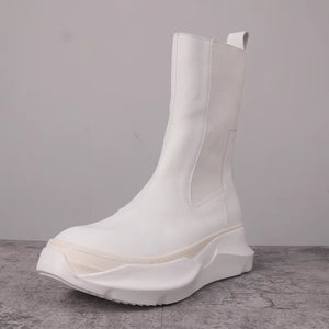 Platform Chelsea Black Men Boots