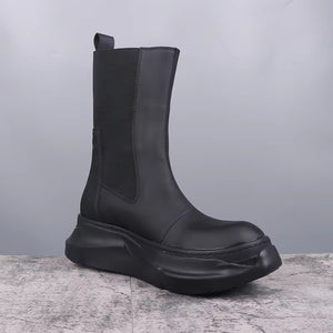 Platform Chelsea Black Men Boots