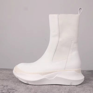 Platform Chelsea Black Men Boots